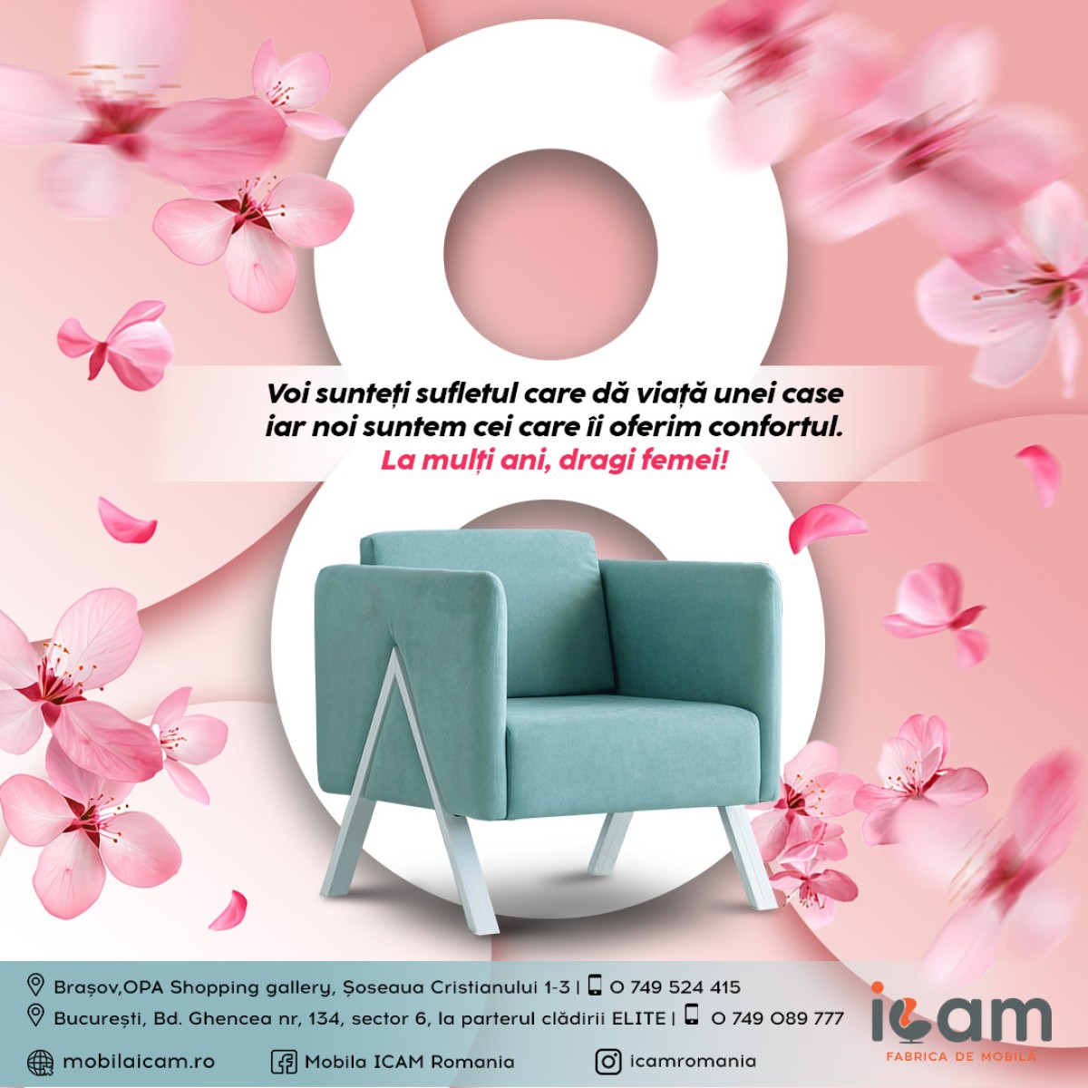 La mulți ani, dragi femei!🌷