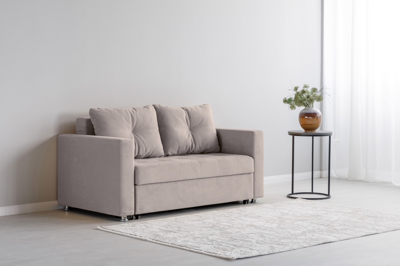 Canapea extensibilă BEORN 1400, 1740x940x850 mm, suprafața dormit 1400x2000 mm