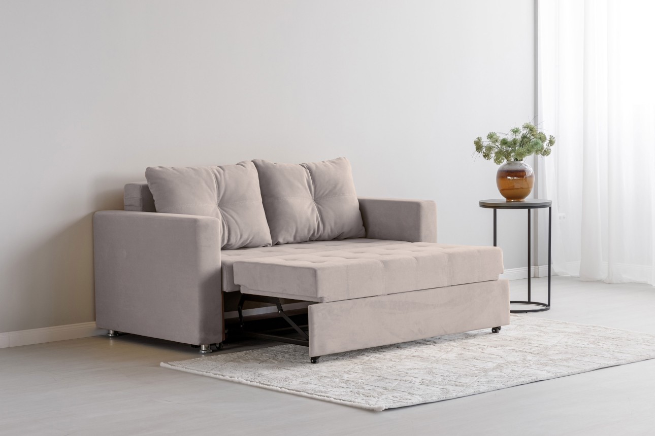 Canapea extensibilă BEORN 1400, 1740x940x850 mm, suprafața dormit 1400x2000 mm