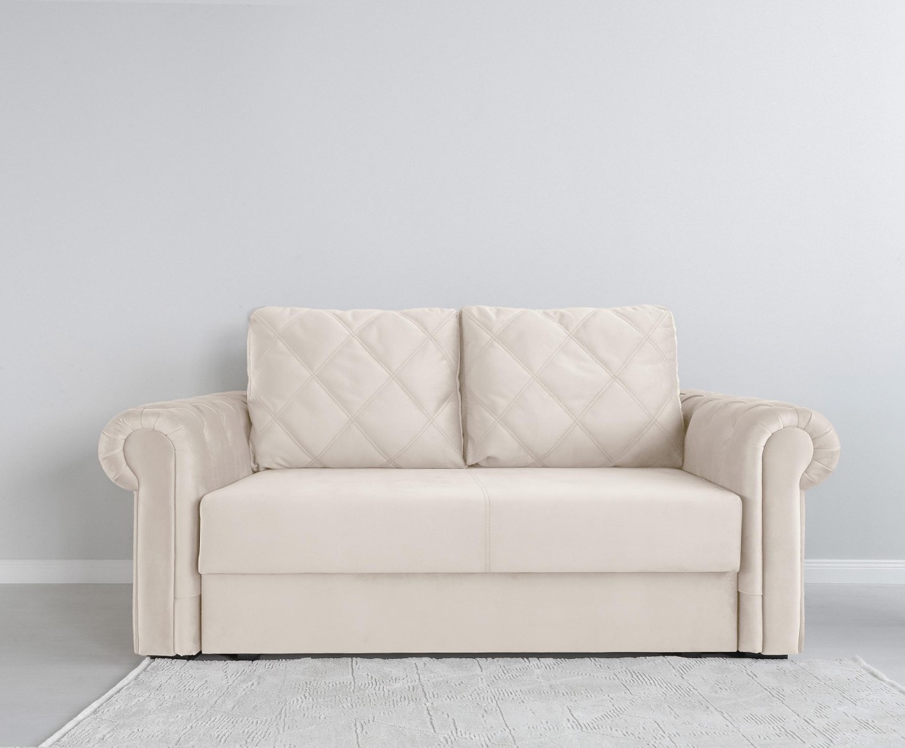 Canapea LUXURY mini, cu ladă de depozitare,1850x1060x850, suprafața dormit 1620x1300.