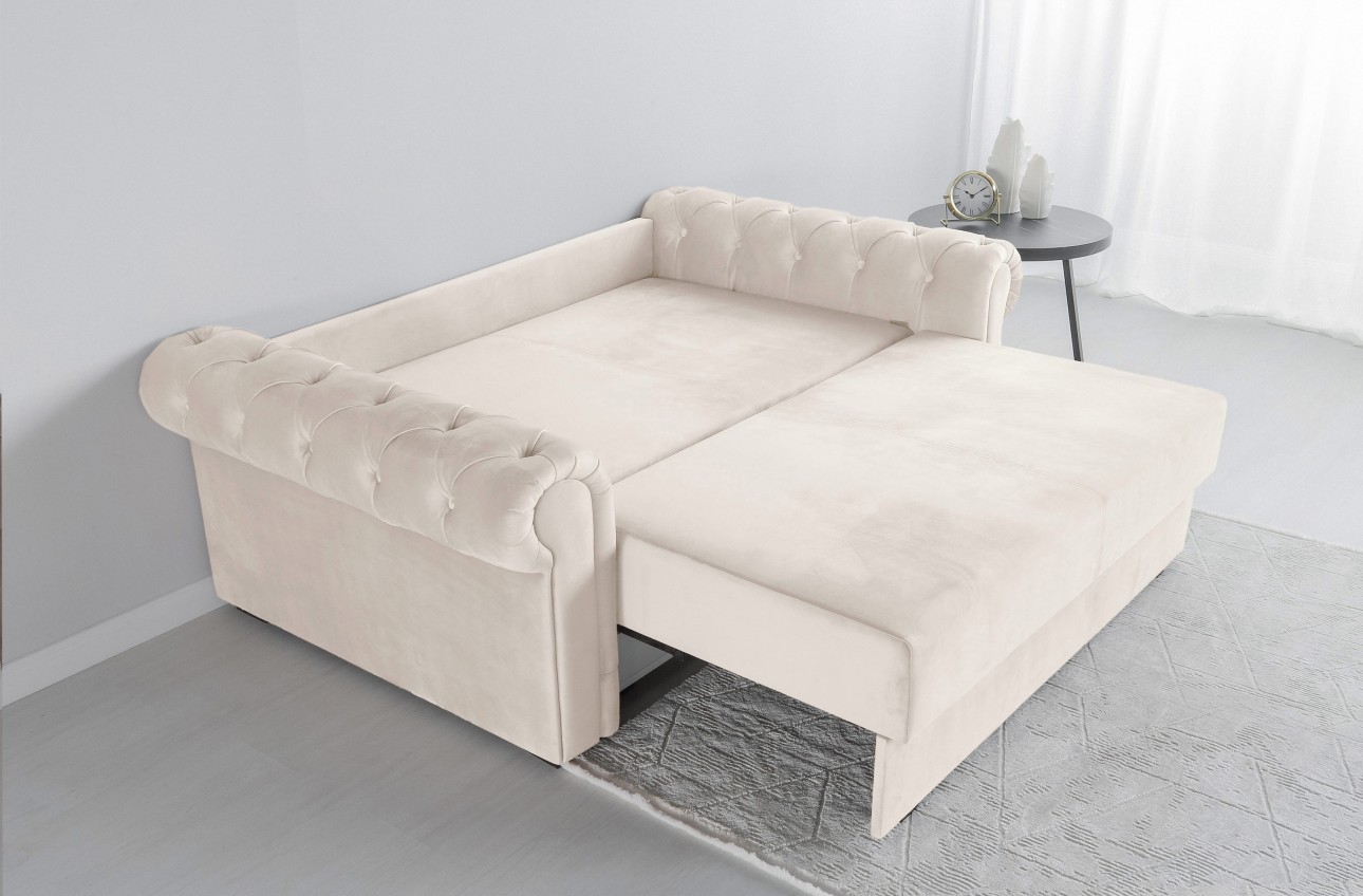 Canapea LUXURY mini, cu ladă de depozitare,1850x1060x850, suprafața dormit 1620x1300.