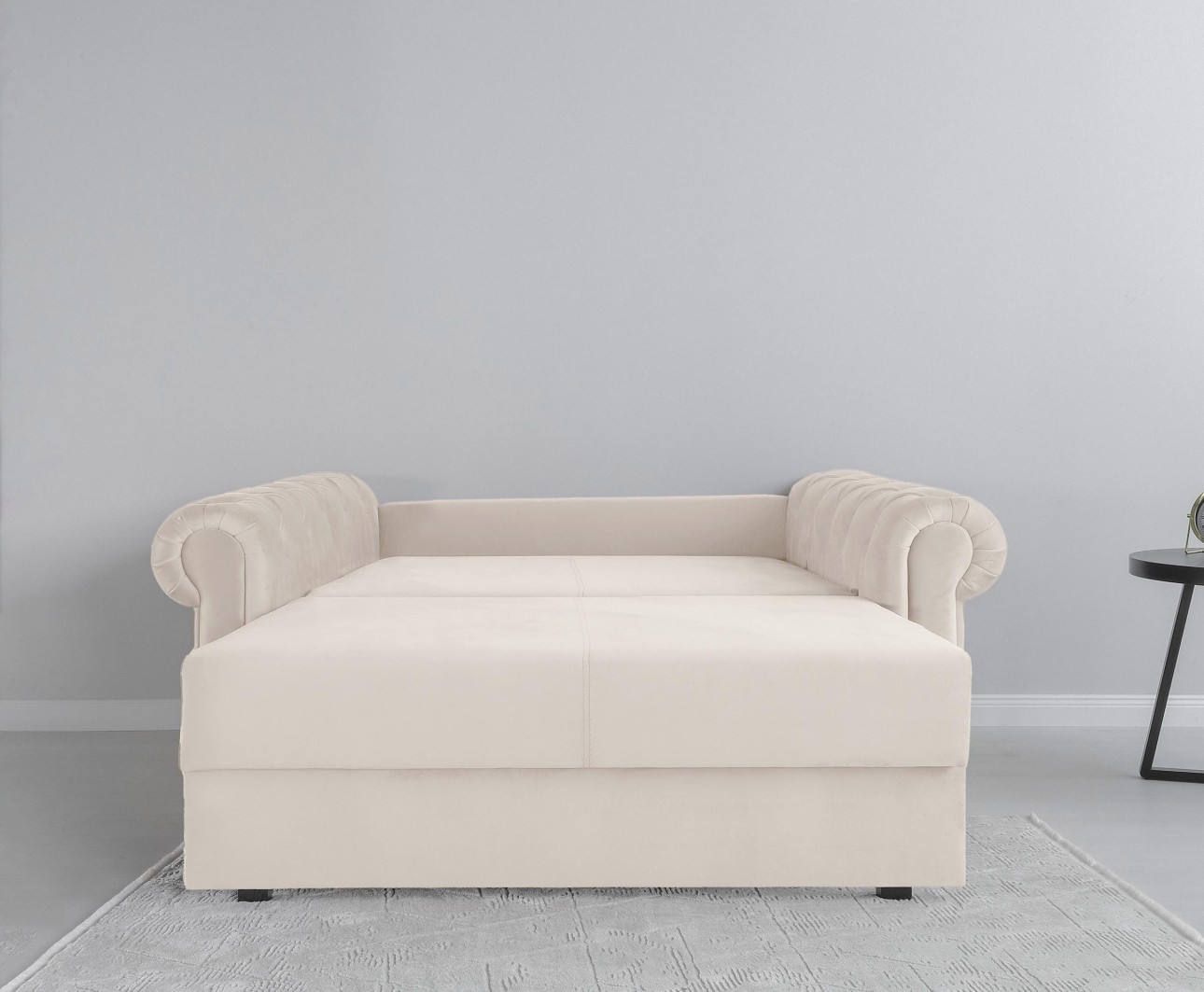 Canapea LUXURY mini, cu ladă de depozitare,1850x1060x850, suprafața dormit 1620x1300.