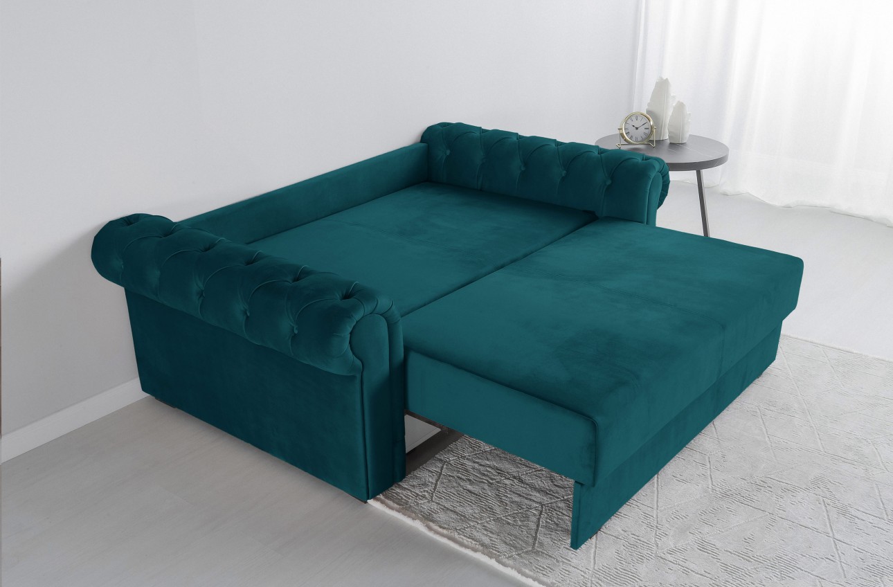 Canapea LUXURY mini, cu ladă de depozitare,1850x1060x850, suprafața dormit 1620x1300.