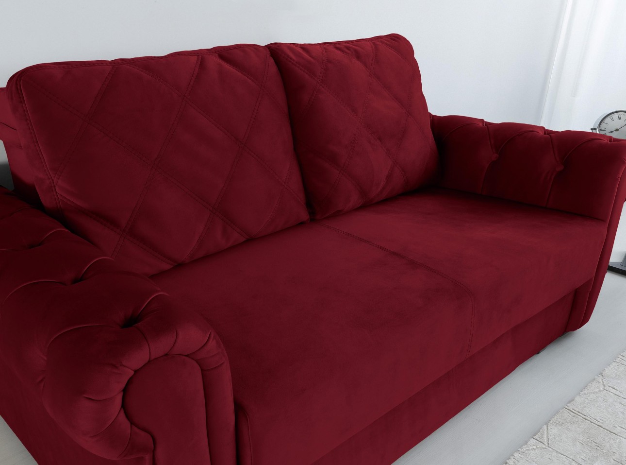 Canapea LUXURY mini, cu ladă de depozitare,1850x1060x850, suprafața dormit 1620x1300.