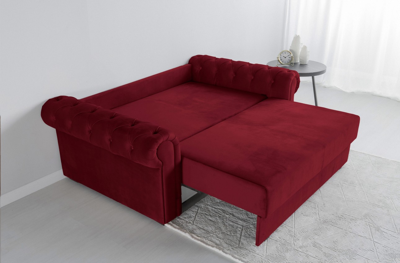 Canapea LUXURY mini, cu ladă de depozitare,1850x1060x850, suprafața dormit 1620x1300.