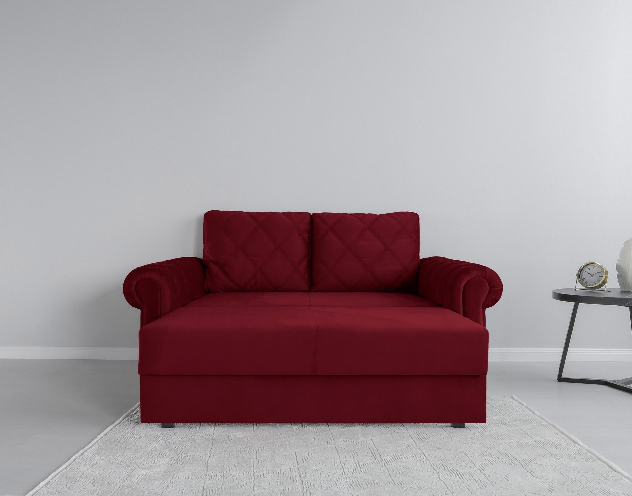 Canapea LUXURY mini, cu ladă de depozitare,1850x1060x850, suprafața dormit 1620x1300.