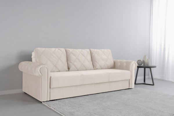 Canapea extensibilă LUXURY, cu ladă de depozitare, 2450x1060x850, suprafața dormit 1960x1600