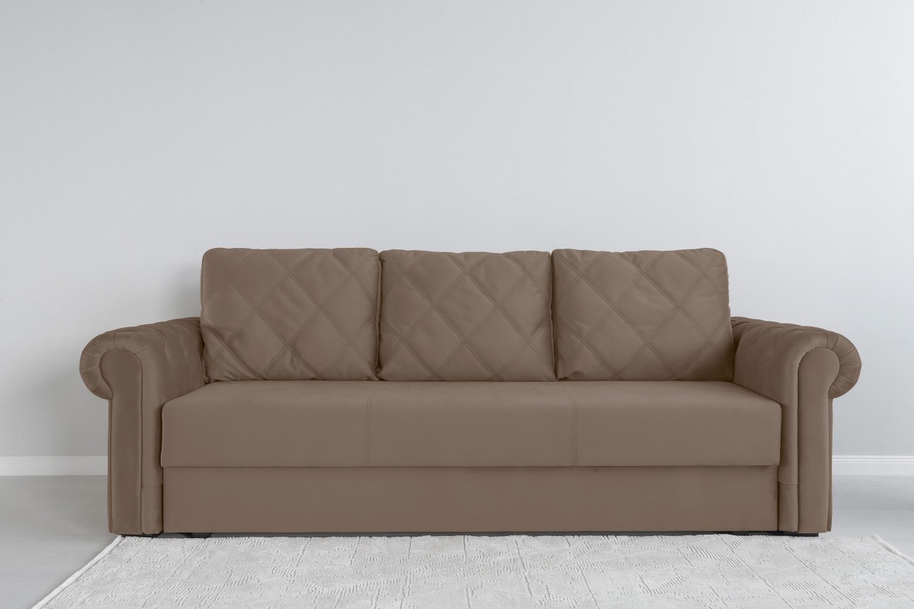 Canapea extensibilă LUXURY, cu ladă de depozitare, 2450x1060x850, suprafața dormit 1960x1600