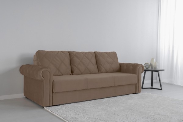 Canapea extensibilă LUXURY, cu ladă de depozitare, 2450x1060x850, suprafața dormit 1960x1600