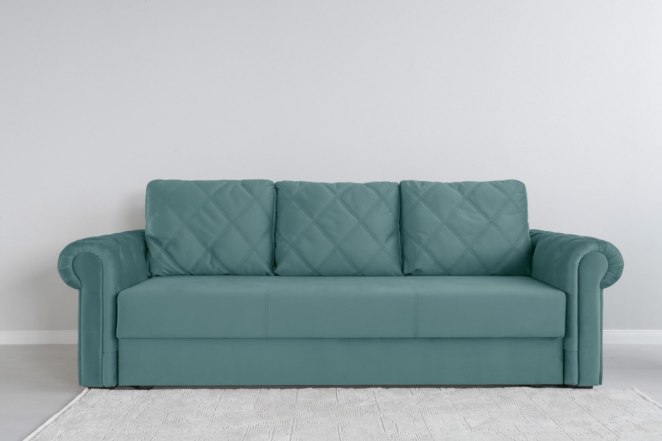 Canapea extensibilă LUXURY, cu ladă de depozitare, 2450x1060x850, suprafața dormit 1960x1600