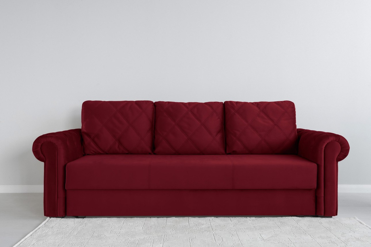 Canapea extensibilă LUXURY, cu ladă de depozitare, 2450x1060x850, suprafața dormit 1960x1600