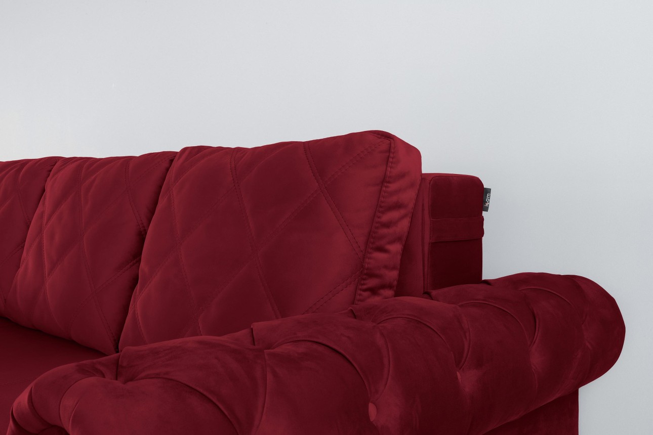 Canapea extensibilă LUXURY, cu ladă de depozitare, 2450x1060x850, suprafața dormit 1960x1600