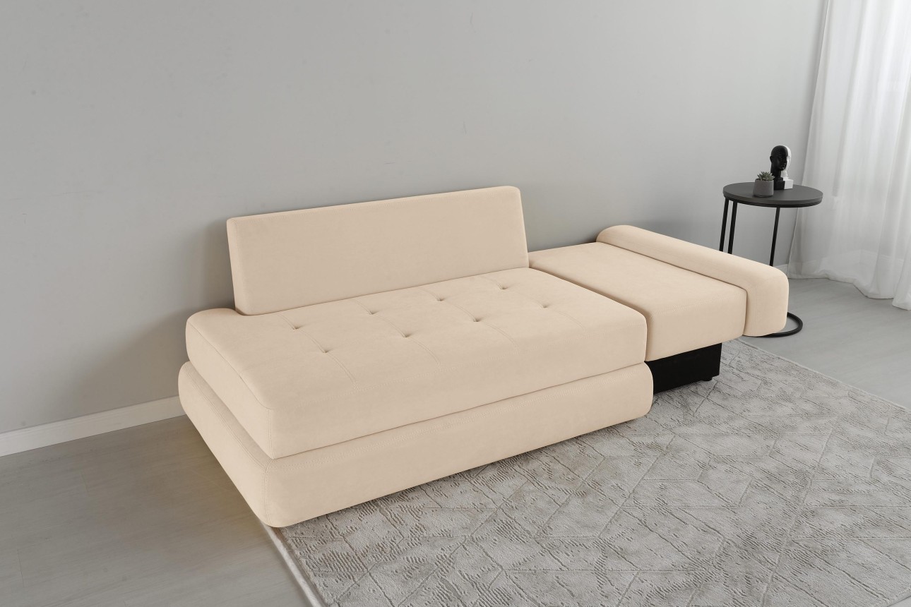 Canapea extensibilă YOUNG (dreapta), 1720x1000x750 mm, spațiu de dormit 2200x730.