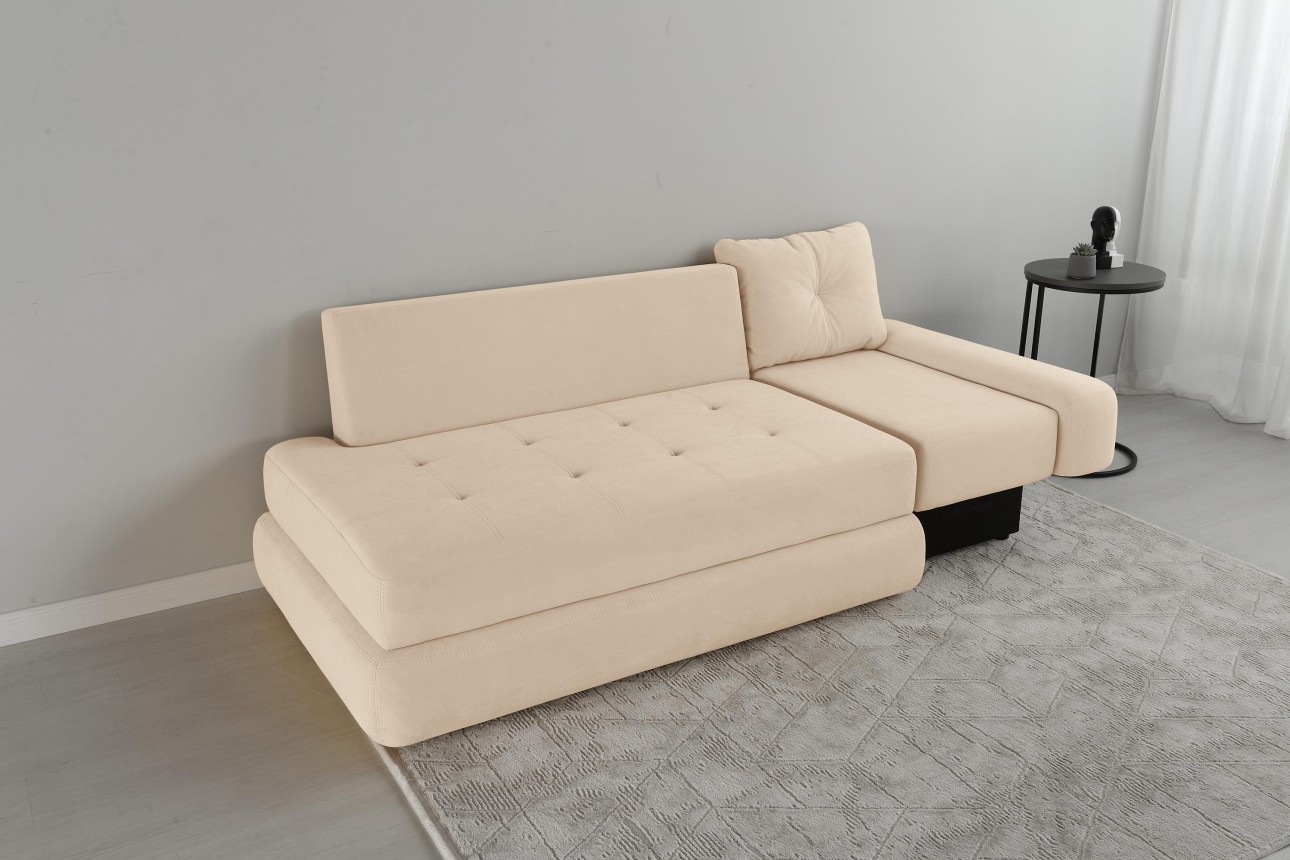 Canapea extensibilă YOUNG (dreapta), 1720x1000x750 mm, spațiu de dormit 2200x730.