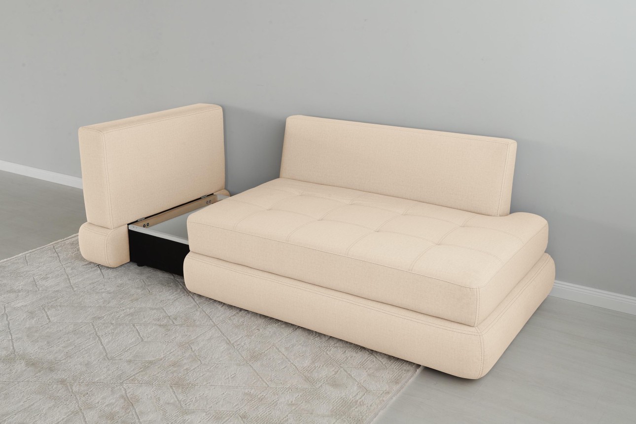 Canapea extensibilă YOUNG (stânga), 1720x1000x750 mm, spațiu de dormit 2200x730.
