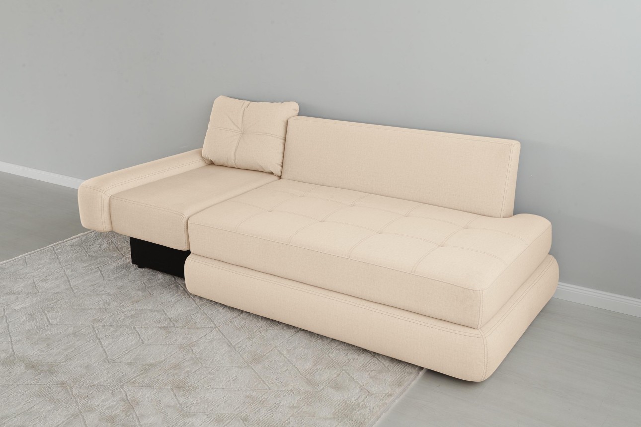Canapea extensibilă YOUNG (stânga), 1720x1000x750 mm, spațiu de dormit 2200x730.