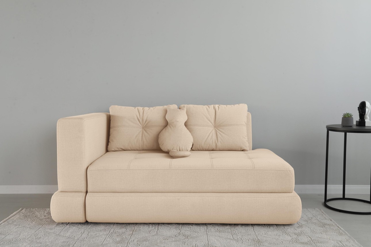 Canapea extensibilă YOUNG (stânga), 1720x1000x750 mm, spațiu de dormit 2200x730.