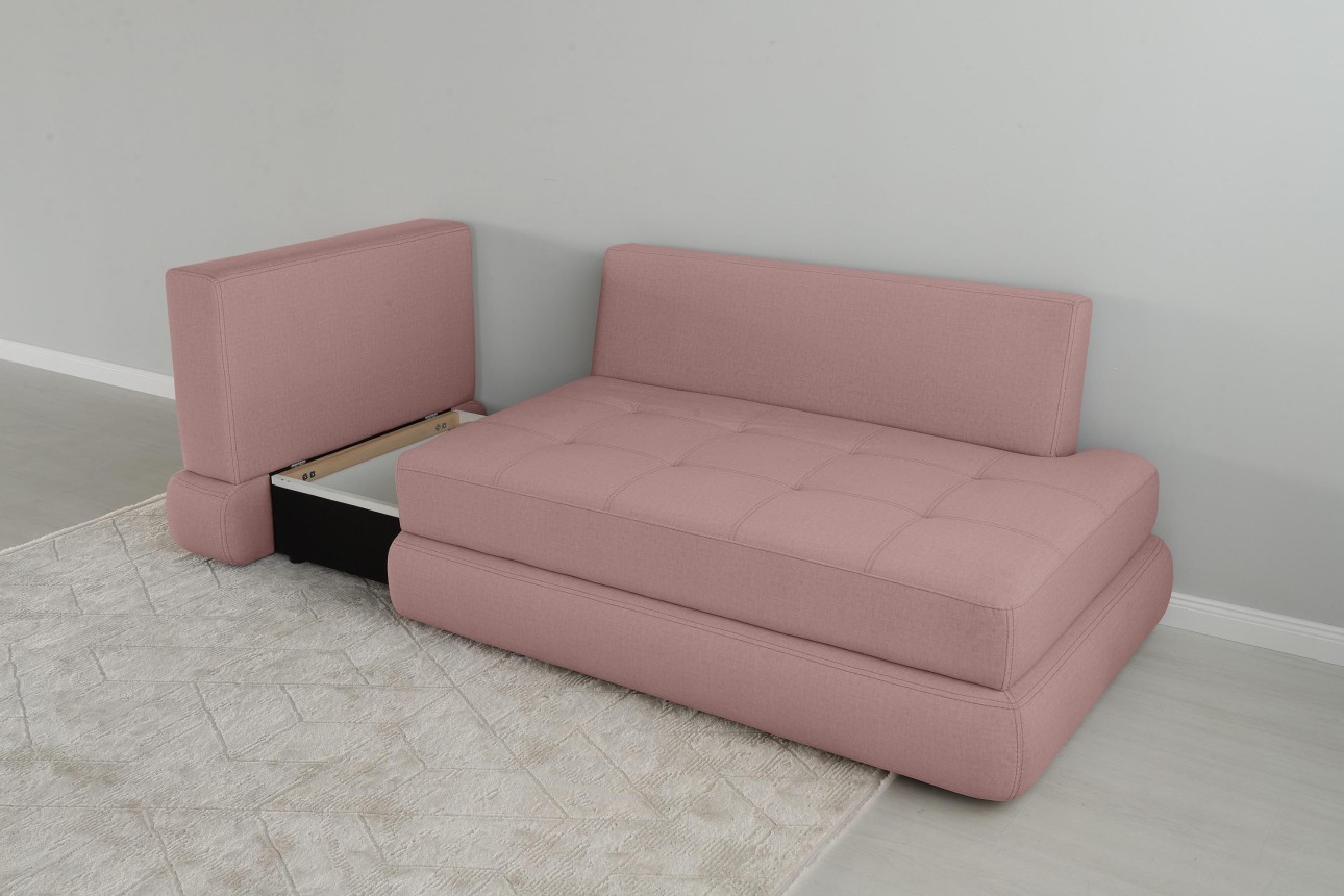 Canapea extensibilă YOUNG (stânga), 1720x1000x750 mm, spațiu de dormit 2200x730.