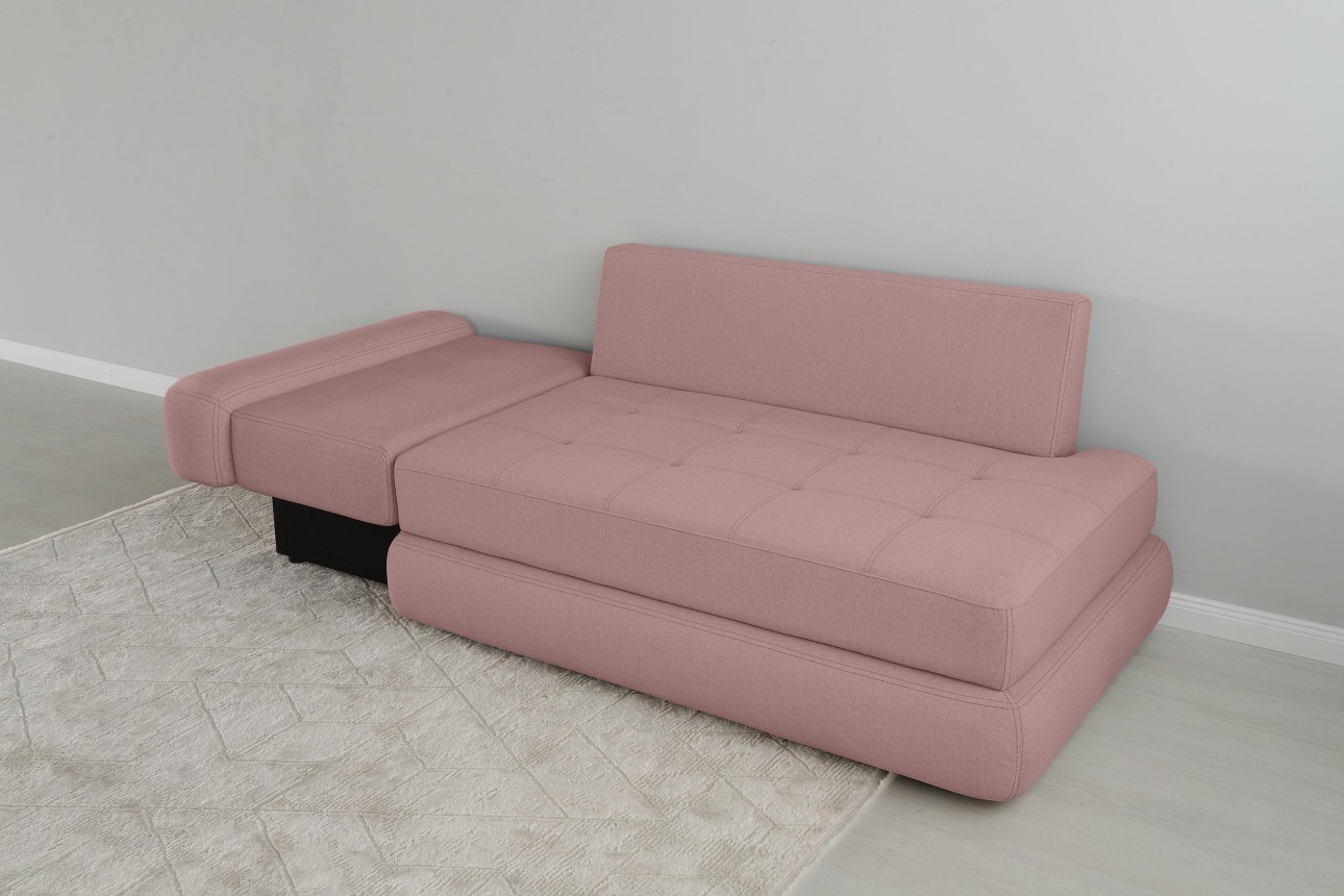 Canapea extensibilă YOUNG (stânga), 1720x1000x750 mm, spațiu de dormit 2200x730.