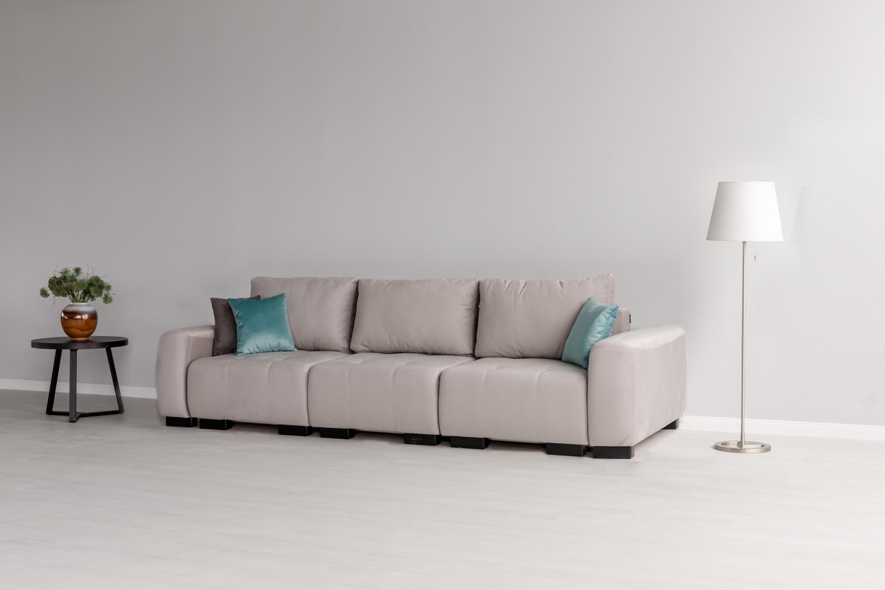 Canapea modulară KING 3 (700), cu lada depozitare, 2650x1170x720 mm, spațiu de dormit 2100x1600 mm.