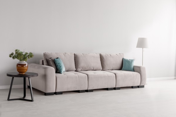 Canapea modulară KING 3 (700), cu lada depozitare, 2650x1170x720 mm, spațiu de dormit 2100x1600 mm.