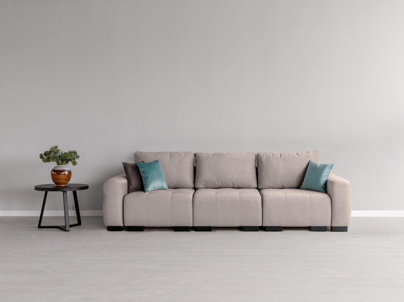 Canapea modulară KING 3 (700), cu lada depozitare, 2650x1170x720 mm, spațiu de dormit 2100x1600 mm.
