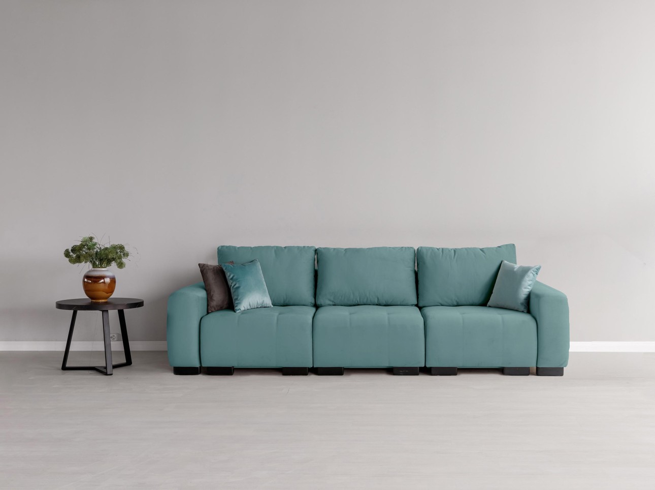 Canapea modulară KING 3 (700), cu lada depozitare, 2650x1170x720 mm, spațiu de dormit 2100x1600 mm.