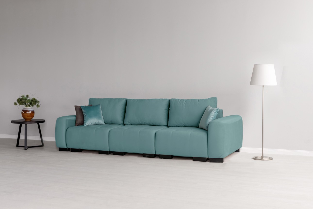Canapea modulară KING 3 (700), cu lada depozitare, 2650x1170x720 mm, spațiu de dormit 2100x1600 mm.