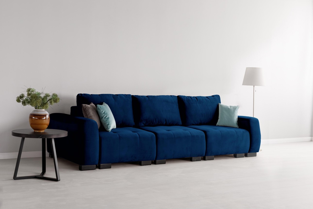 Canapea modulară KING 3 (700), cu lada depozitare, 2650x1170x720 mm, spațiu de dormit 2100x1600 mm.