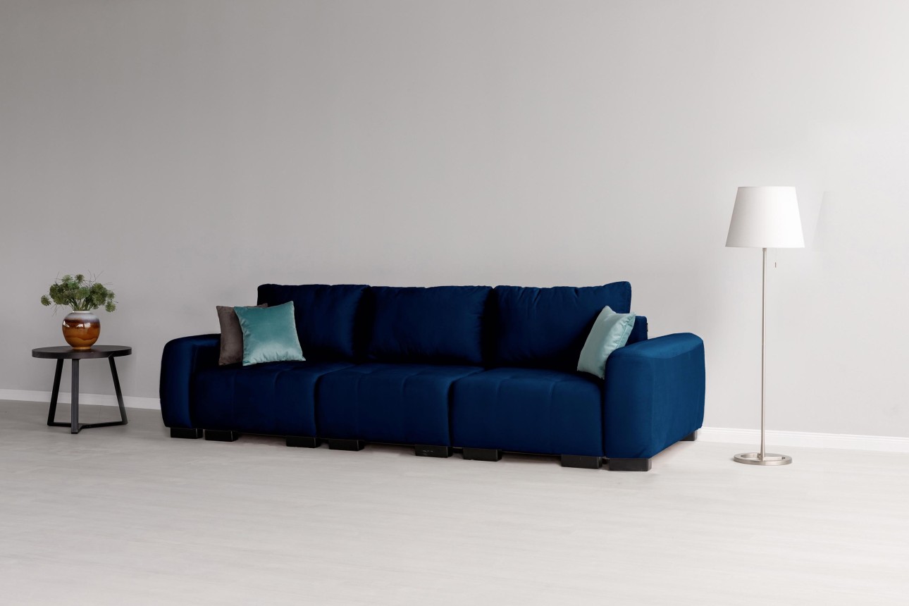 Canapea modulară KING 3 (700), cu lada depozitare, 2650x1170x720 mm, spațiu de dormit 2100x1600 mm.