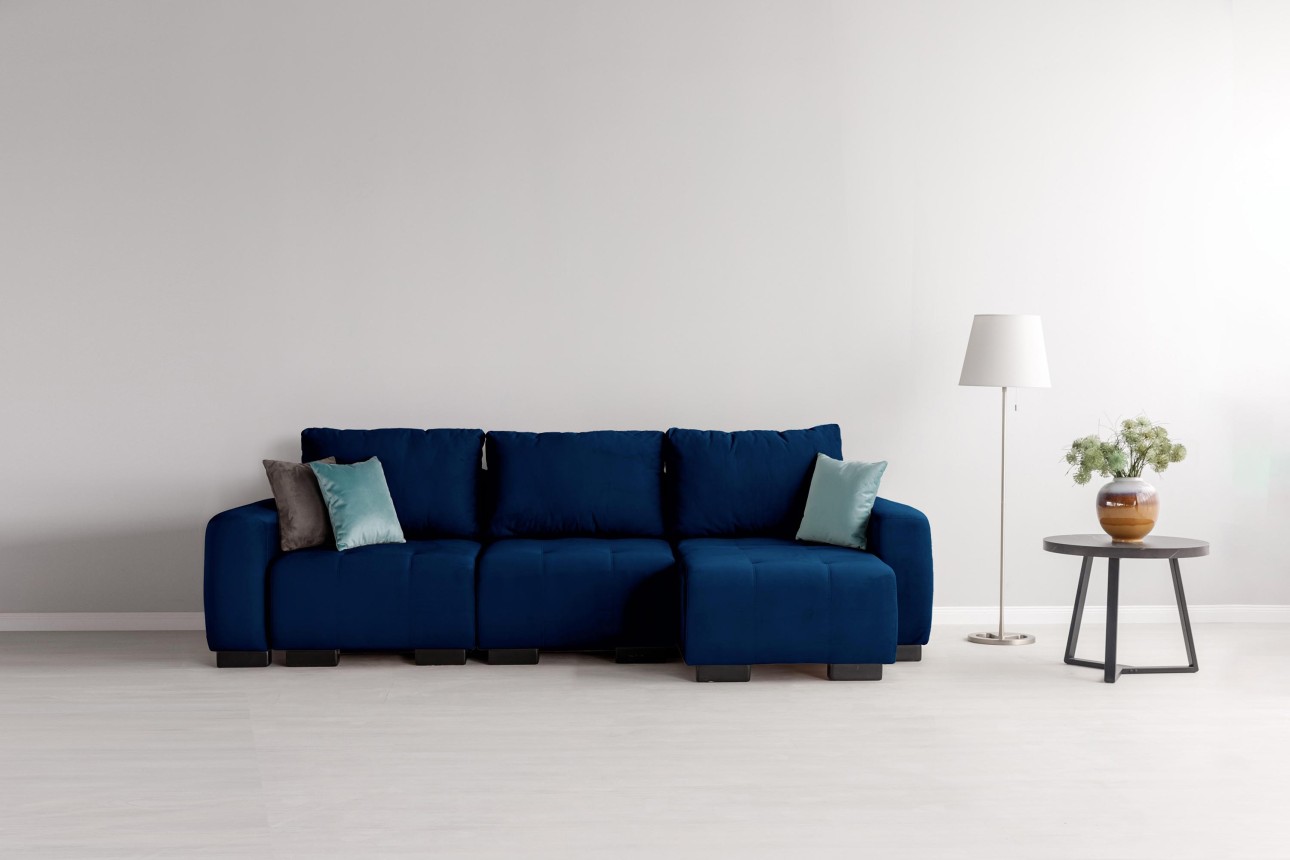 Canapea modulară KING 3 (700), cu lada depozitare, 2650x1170x720 mm, spațiu de dormit 2100x1600 mm.