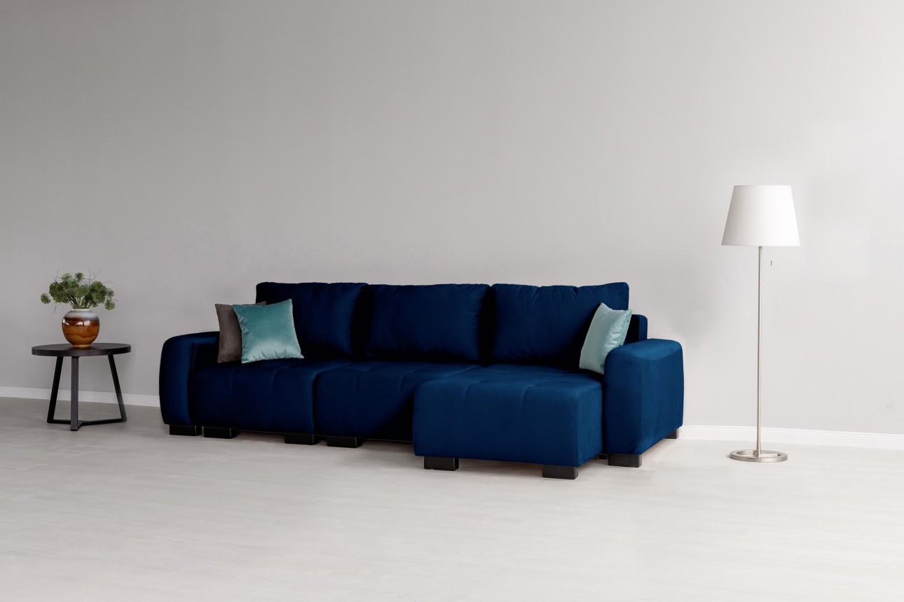 Canapea modulară KING 3 (700), cu lada depozitare, 2650x1170x720 mm, spațiu de dormit 2100x1600 mm.