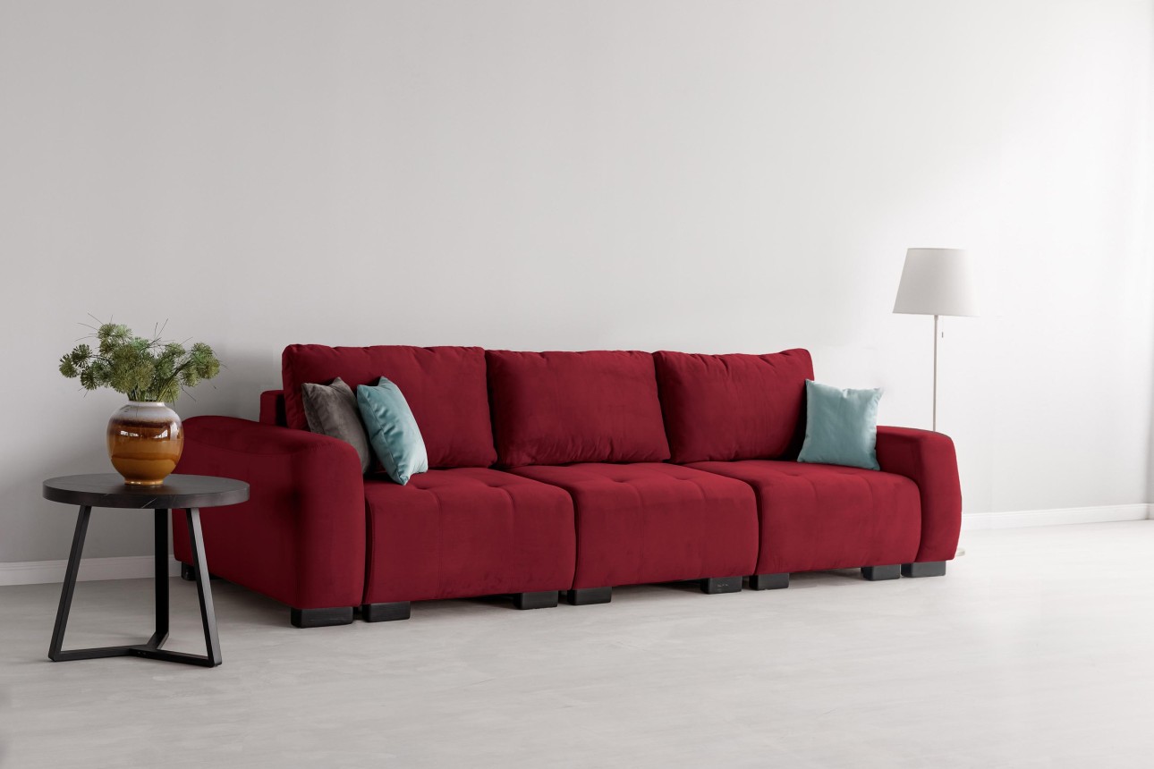 Canapea modulară KING 3 (700), cu lada depozitare, 2650x1170x720 mm, spațiu de dormit 2100x1600 mm.