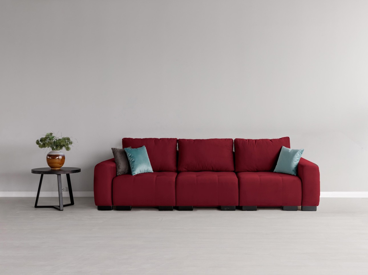 Canapea modulară KING 3 (700), cu lada depozitare, 2650x1170x720 mm, spațiu de dormit 2100x1600 mm.
