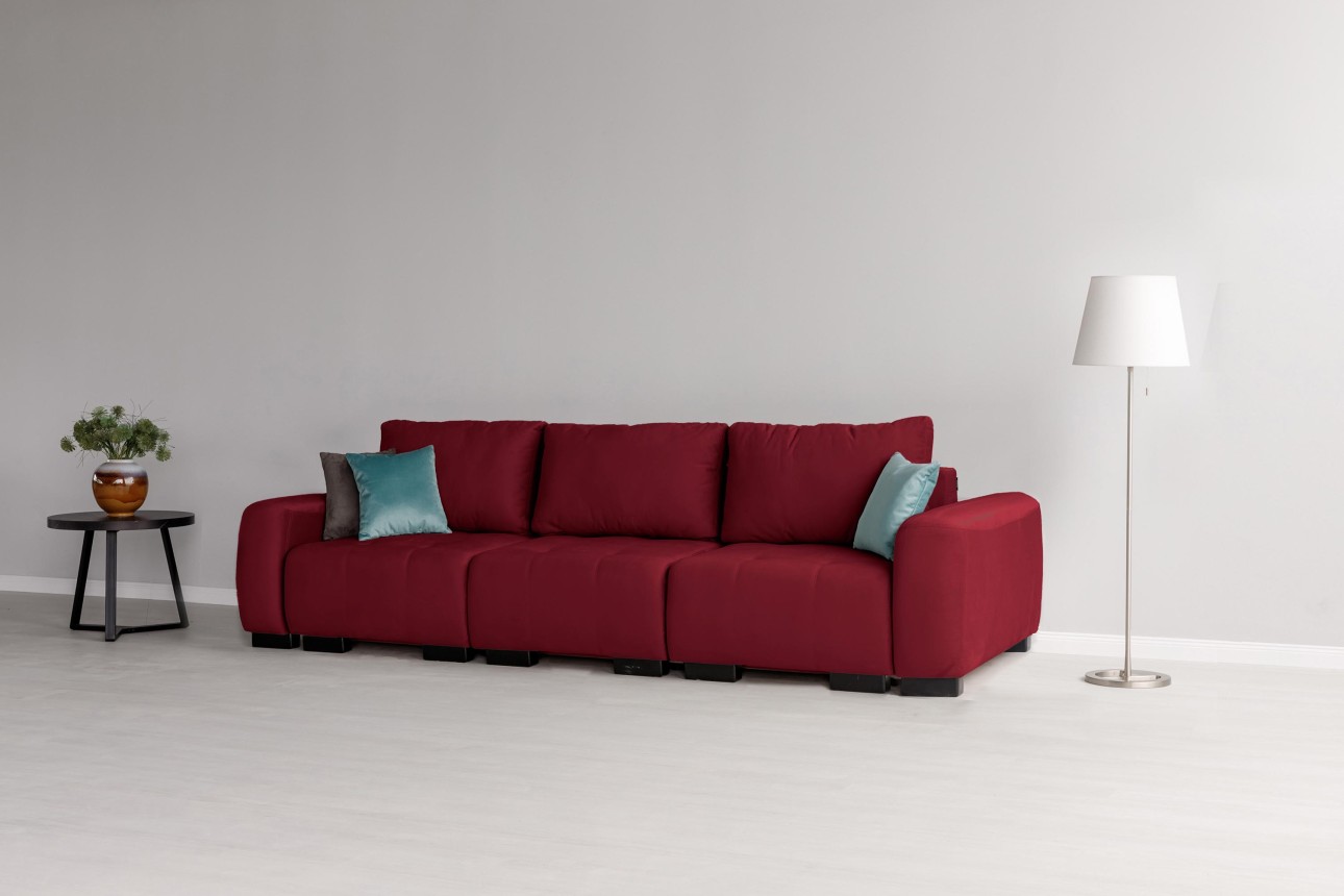 Canapea modulară KING 3 (700), cu lada depozitare, 2650x1170x720 mm, spațiu de dormit 2100x1600 mm.