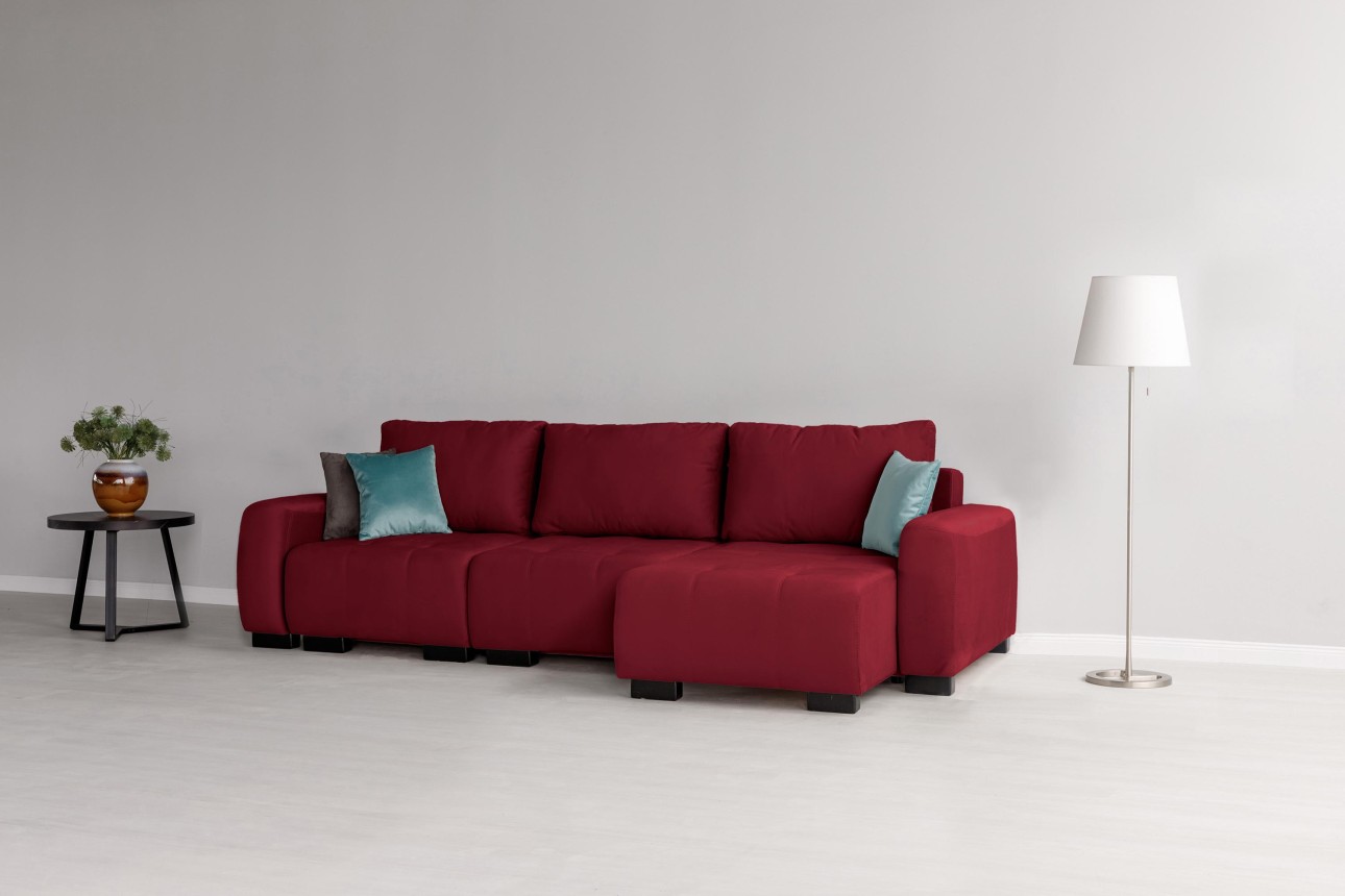Canapea modulară KING 3 (700), cu lada depozitare, 2650x1170x720 mm, spațiu de dormit 2100x1600 mm.