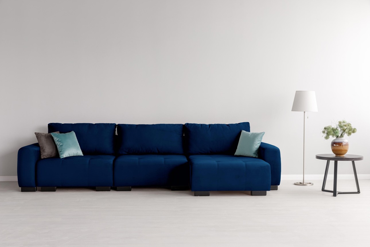 Canapea modulară KING 3 (1000), cu lada depozitare, 3570x1200x750 mm, spațiu de dormit 3050x1600 mm.