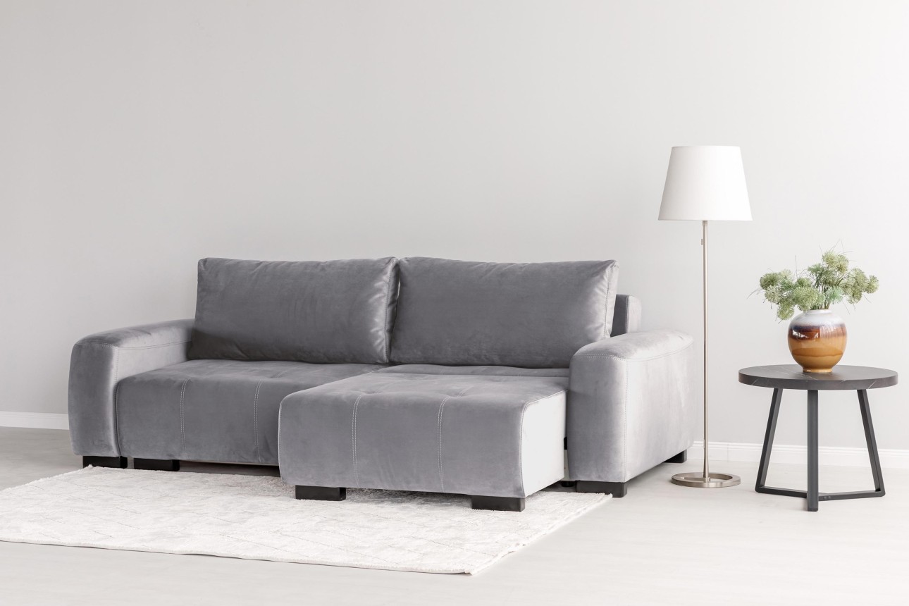 Canapea modulară KING 2, cu lada depozitare, 2600x1210x720 mm, spațiu de dormit 2000х1600 mm.