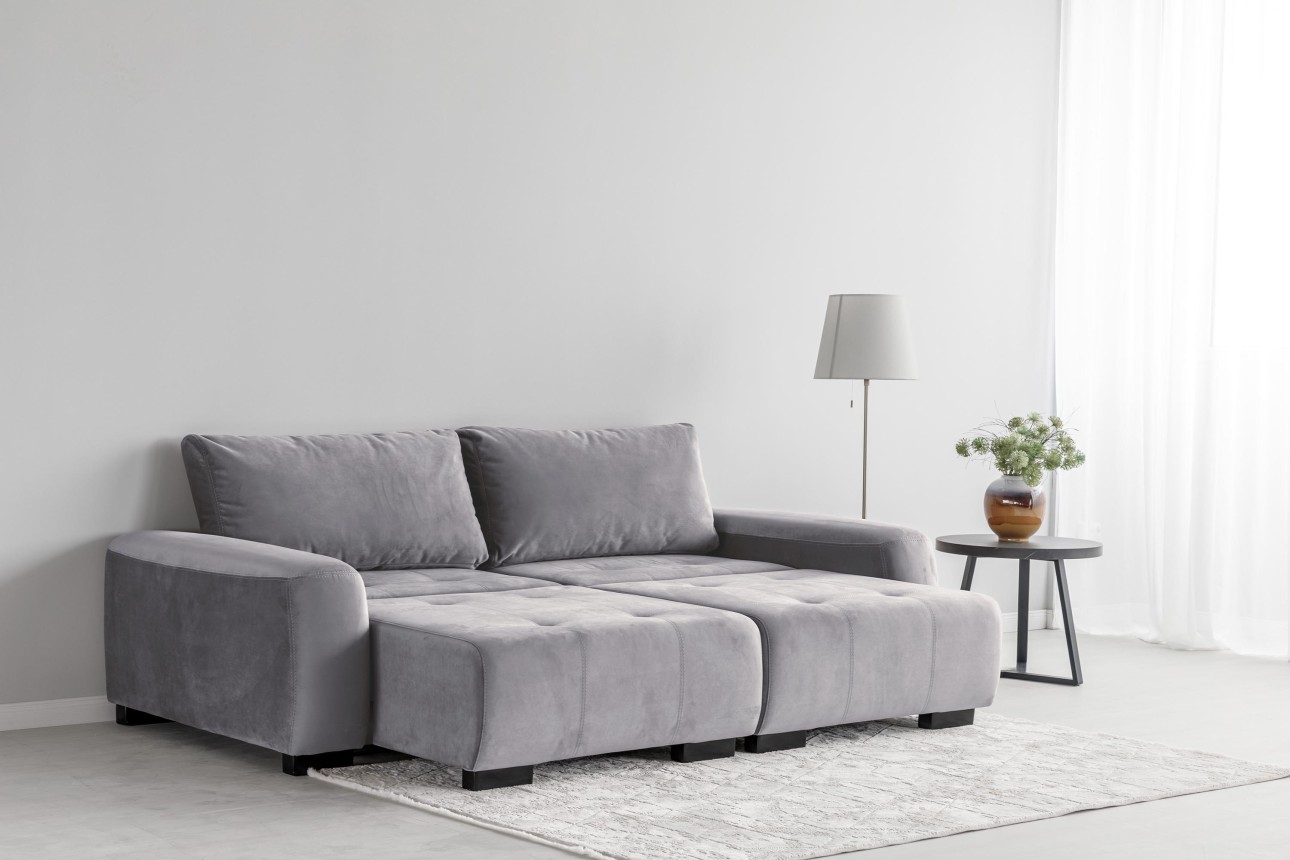 Canapea modulară KING 2, cu lada depozitare, 2600x1210x720 mm, spațiu de dormit 2000х1600 mm.