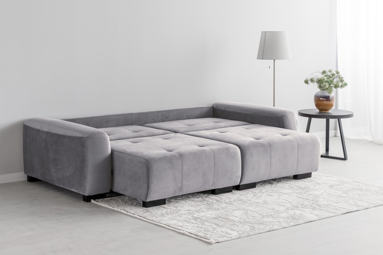 Canapea modulară KING 2, cu lada depozitare, 2600x1210x720 mm, spațiu de dormit 2000х1600 mm.
