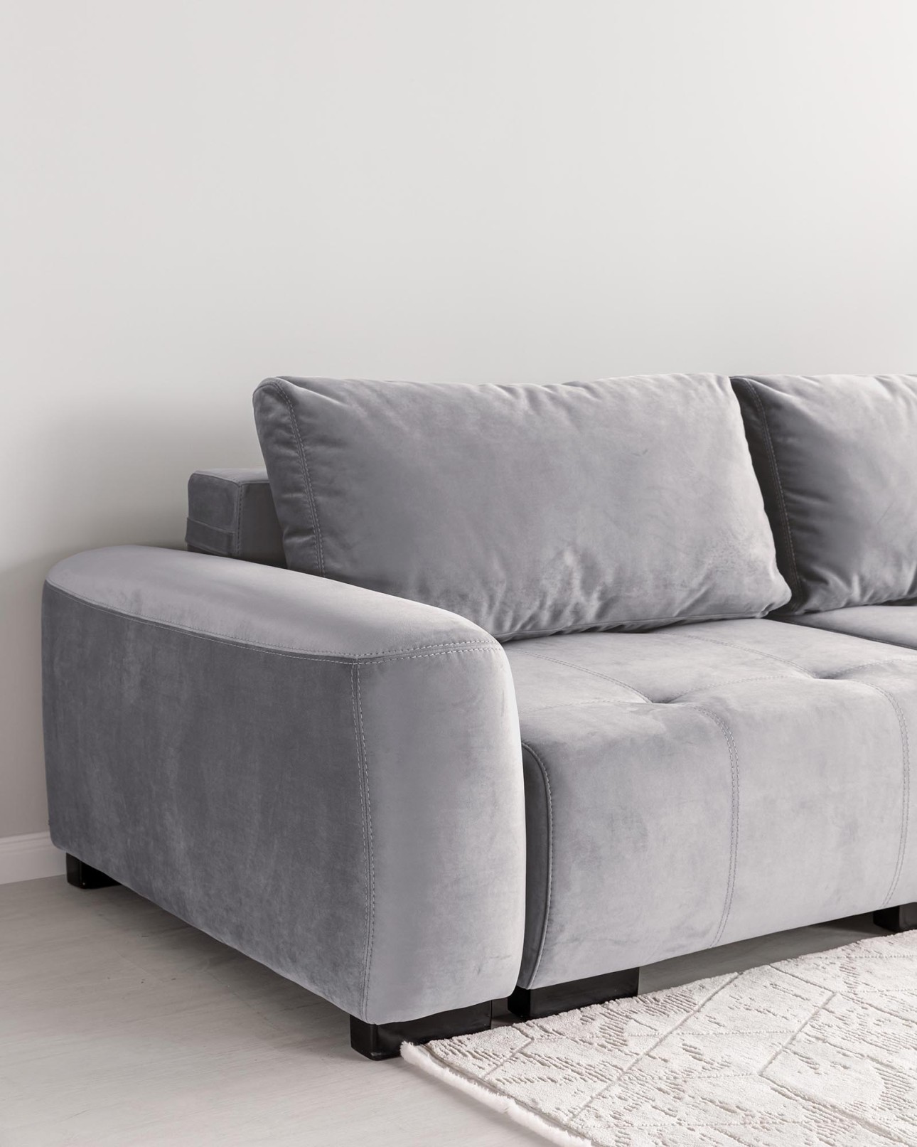 Canapea modulară KING 2, cu lada depozitare, 2600x1210x720 mm, spațiu de dormit 2000х1600 mm.