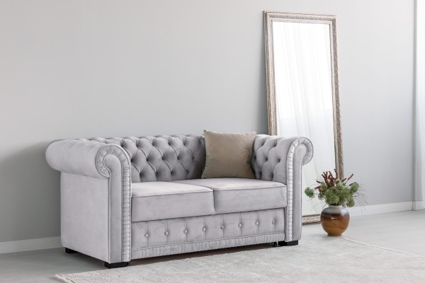 Canapea PRINCESS 2, 2 locuri, ladă de depozitare, 2470x900x810 mm.