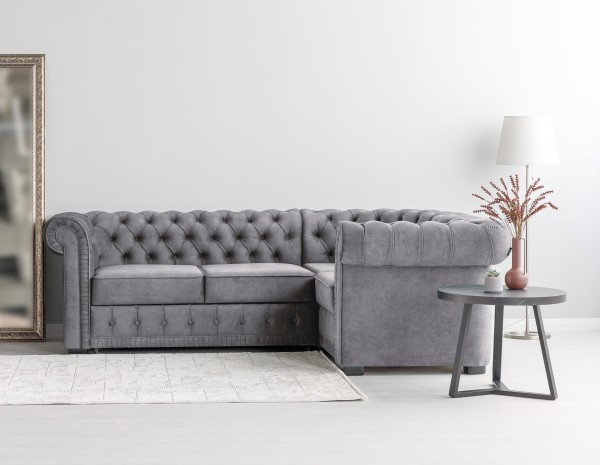 Colțar extensibil PRINCESS 2, 2530x1800x810 mm, spațiu de dormit 1950x1300 mm.