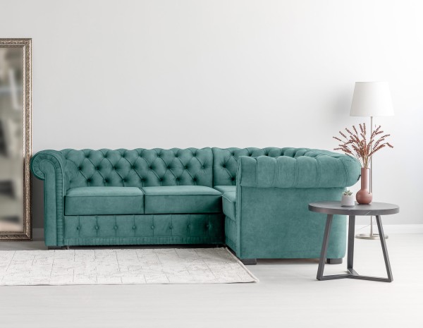 Colțar extensibil PRINCESS 2, 2530x1800x810 mm, spațiu de dormit 1950x1300 mm.