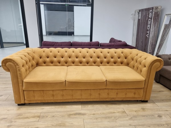 Canapea extensibilă PRINCESS 3, 3 locuri, 2470x980x 810, spațiu de dormit 1950x1330 mm.