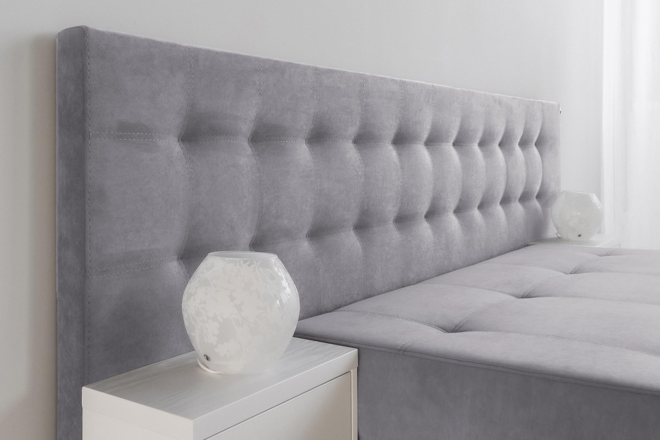 Canapea extensibilă MADRID, cu ladă de depozitare, noptiere integrate, mecanism de extindere „foarfece”, 2350x1050x1000 mm, spațiu de dormit 1550x2050 mm.