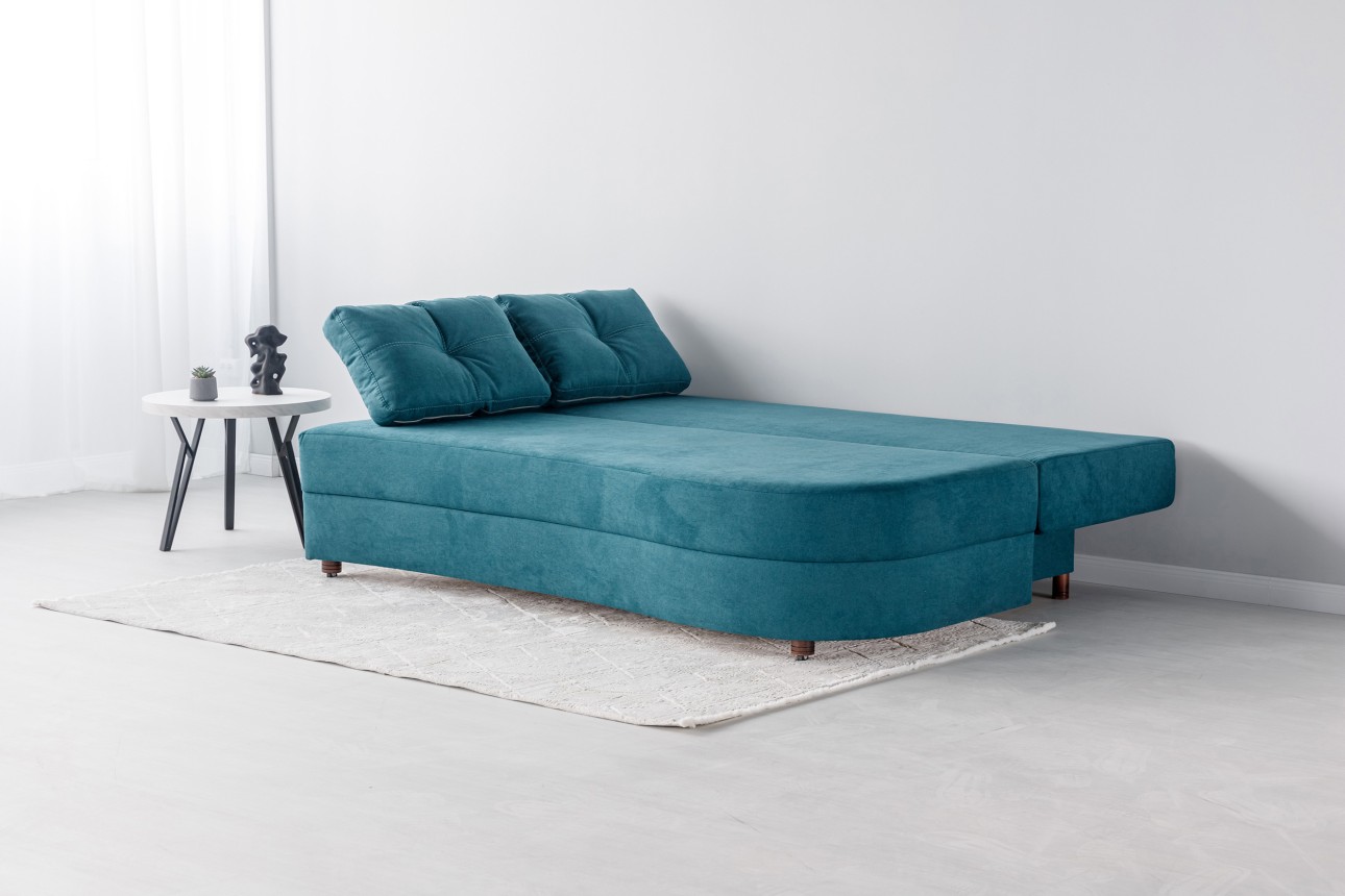 Canapea extensibilă GRACE (cotieră stânga), cu ladă de depozitare, 2300x1000x770 mm, spațiu de dormit 2100x1500 mm.