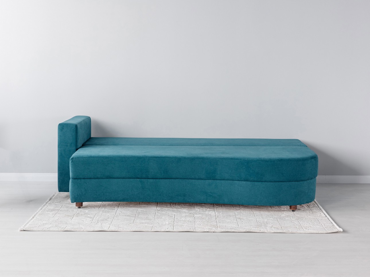 Canapea extensibilă GRACE (cotieră stânga), cu ladă de depozitare, 2300x1000x770 mm, spațiu de dormit 2100x1500 mm.