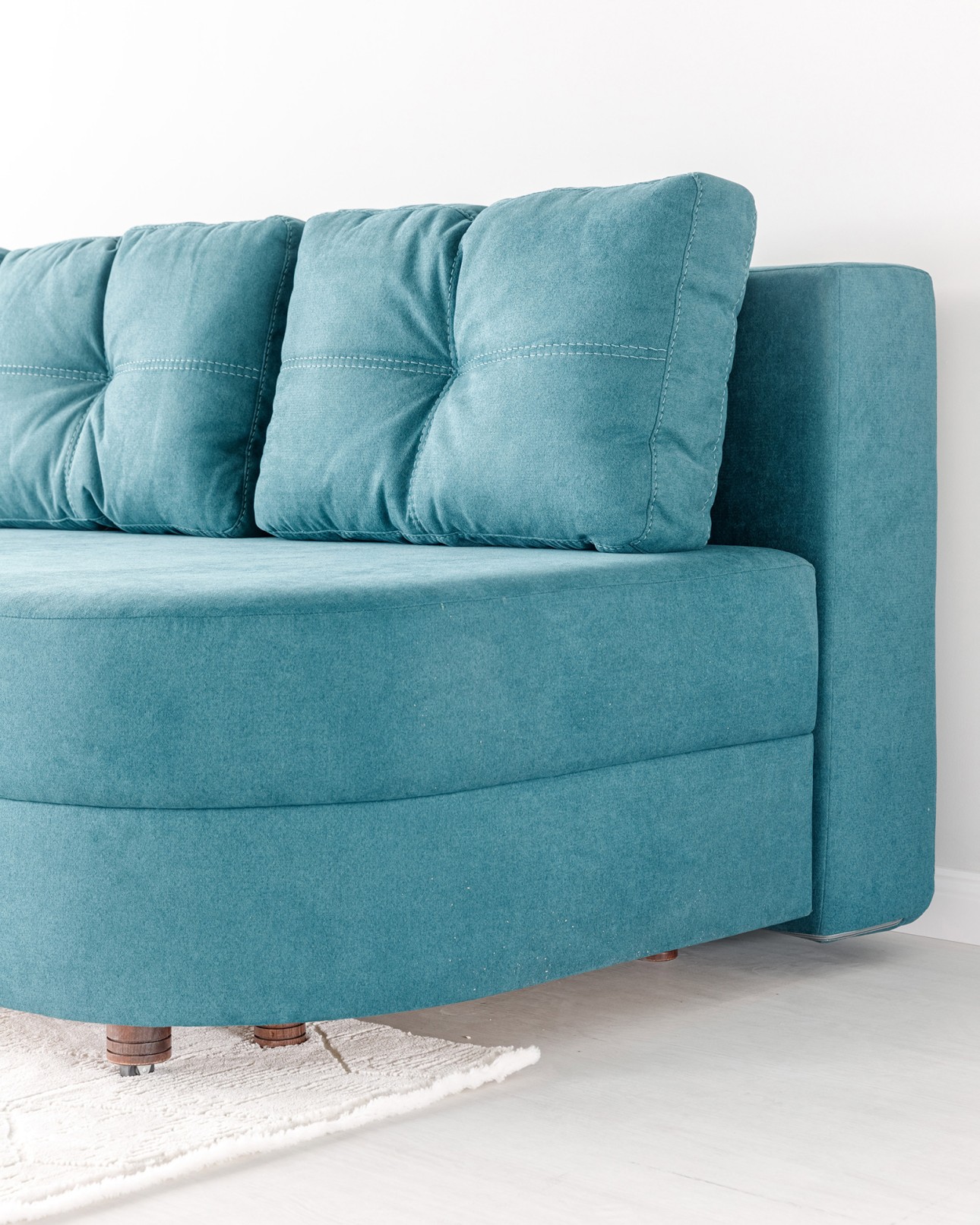 Canapea extensibilă GRACE (cotieră stânga), cu ladă de depozitare, 2300x1000x770 mm, spațiu de dormit 2100x1500 mm.
