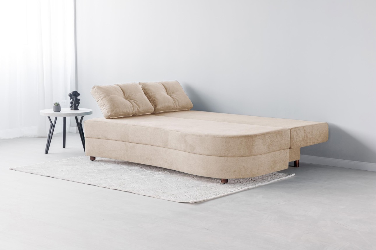 Canapea extensibilă GRACE (cotieră stânga), cu ladă de depozitare, 2300x1000x770 mm, spațiu de dormit 2100x1500 mm.